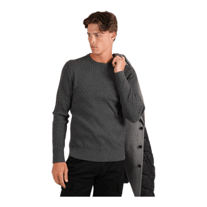 James Harper Fine Cable Knit Pullover JHK85 - Ronald King