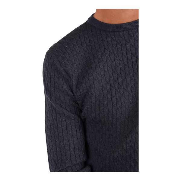 James Harper Fine Cable Knit Pullover JHK85 - Ronald King