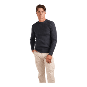 James Harper Fine Cable Knit Pullover JHK85 - Ronald King