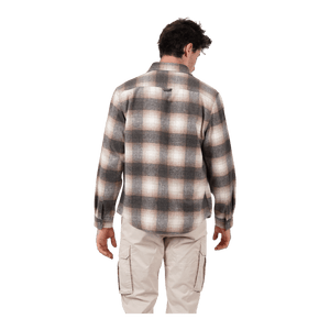 James Harper Large Check Wool Blend Overshirt JHJ151 - Ronald King