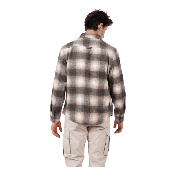 James Harper Large Check Wool Blend Overshirt JHJ151 - Ronald King