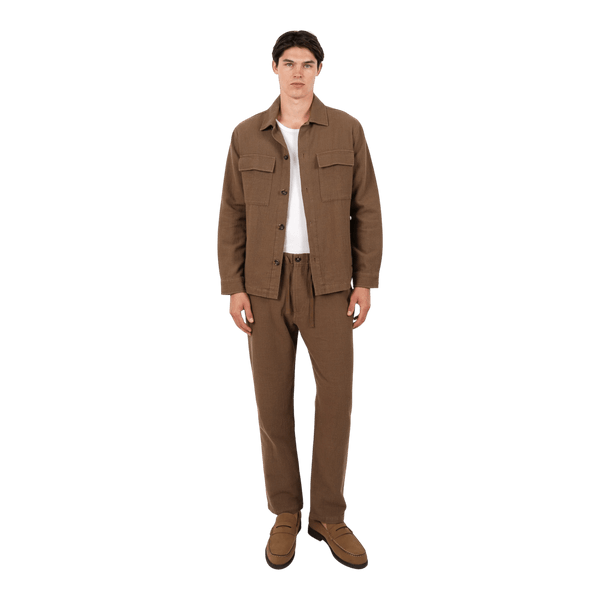 James Harper Relaxed Fit elastic Waist Cotton Pant JHTR66 - Ronald King