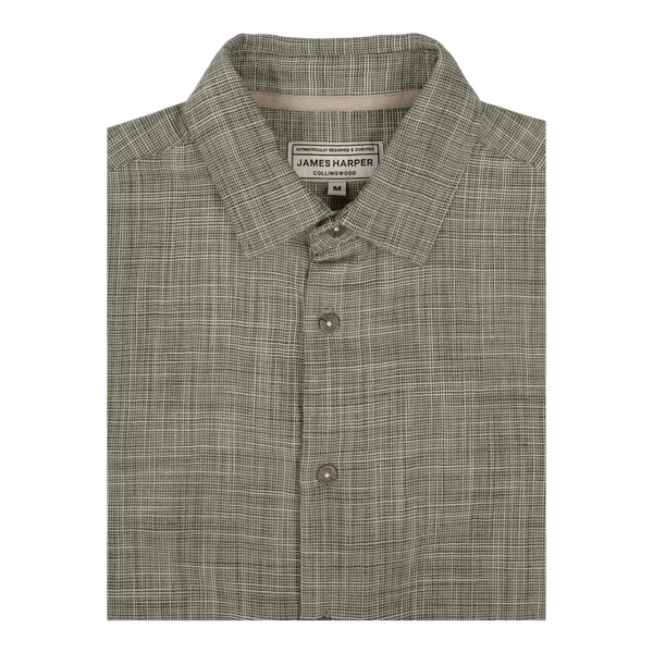 James Harper Short Sleeve Textured dobby Shirt JHS601 - Ronald King