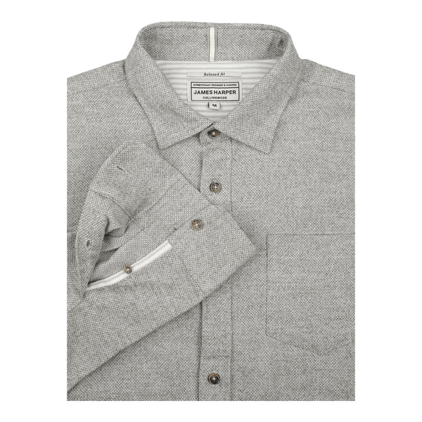 James Harper Textured Long Sleeve Shirt JHS636 - Ronald King