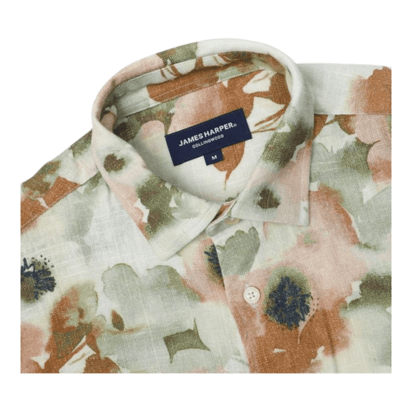 James Harper Water Blooms S/S Shirt JHS573 - Ronald King