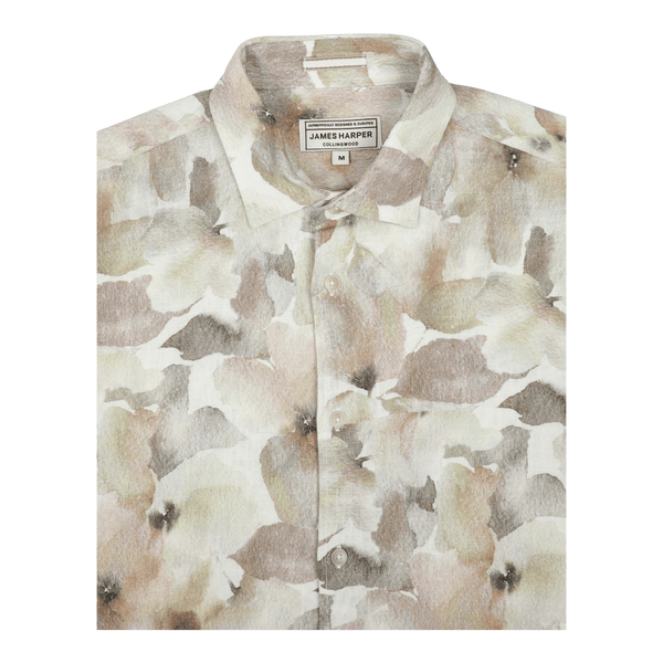 James Harper Watercolour Short Sleeve Shirt JHS611 - Ronald King