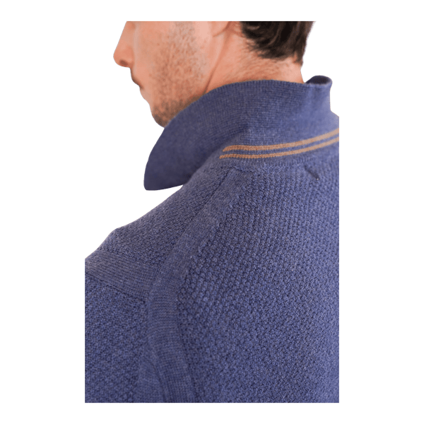James Harper Wool/Cotton Polo Pullover JHK82 - Ronald King