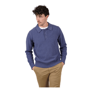 James Harper Wool/Cotton Polo Pullover JHK82 - Ronald King