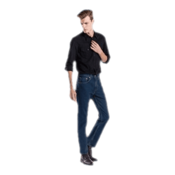 LEVIS 516.00.18 Straight Fit Jean Blue/Black - Ronald King