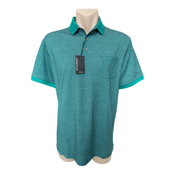 Lifestyle by Lichfield Cotton Print polo PP7501 - Ronald King
