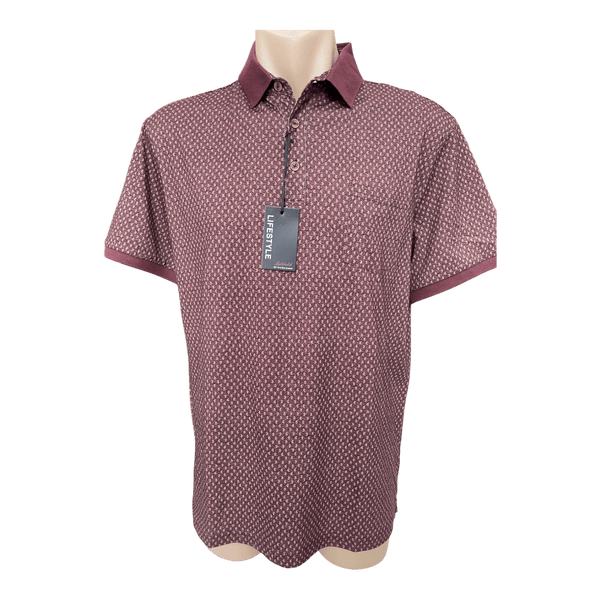 Lifestyle by Lichfield Cotton Print polo PP7501 - Ronald King