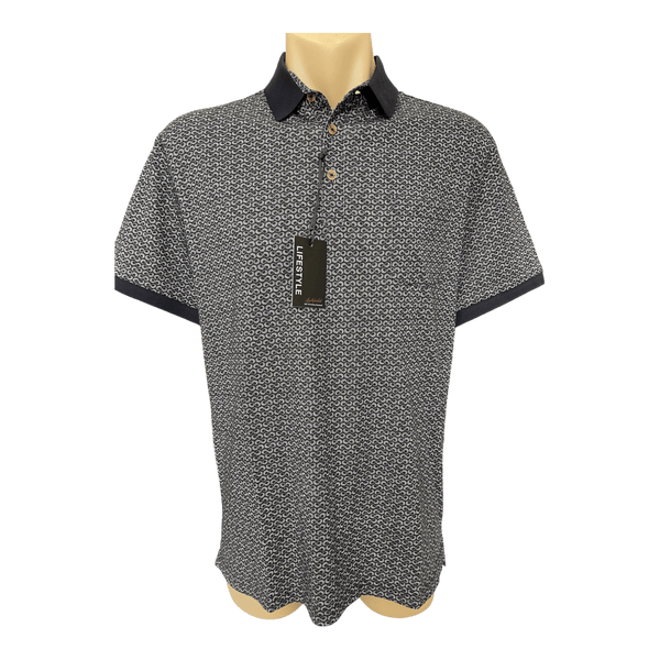 Lifestyle by Lichfield Cotton Print polo PP7502 - Ronald King