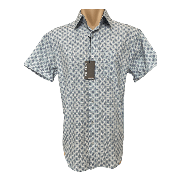 Lifestyle by Lichfield Short Sleeve Cotton Shirt PP9507 - Ronald King
