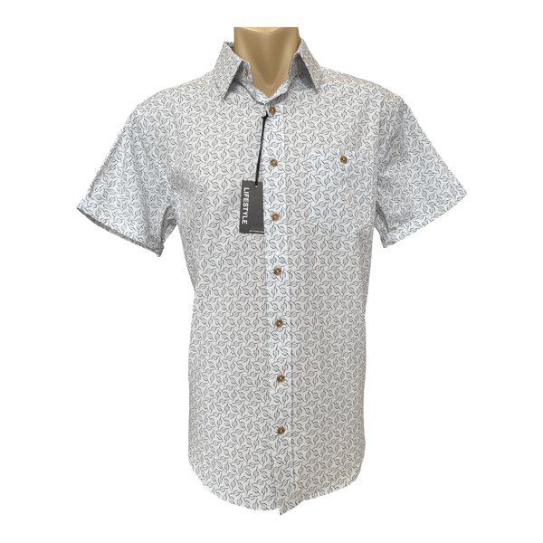 Lifestyle by Lichfield Short Sleeve Cotton Shirt PP9509 - Ronald King