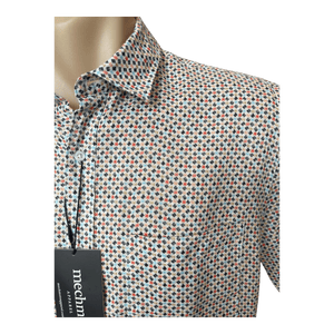 Mechmoto Print Linen Shirt 2502SS120 - Ronald King