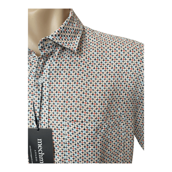 Mechmoto Print Linen Shirt 2502SS120 - Ronald King