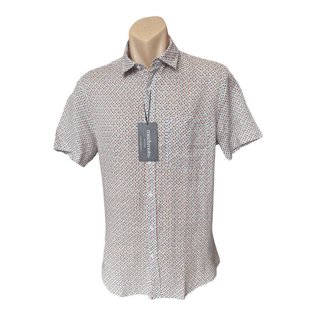 Mechmoto Print Linen Shirt 2502SS120 - Ronald King