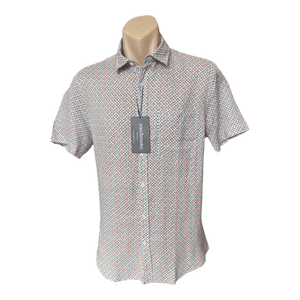 Mechmoto Print Linen Shirt 2502SS120 - Ronald King