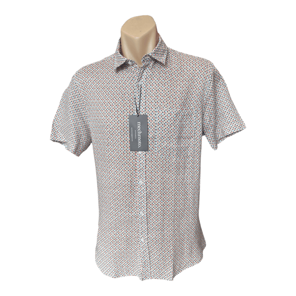 Mechmoto Print Linen Shirt 2502SS120 - Ronald King