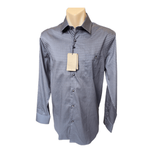 Mendoral Long Sleeve Fine Cotton Print Shirt MDT484 - Ronald King