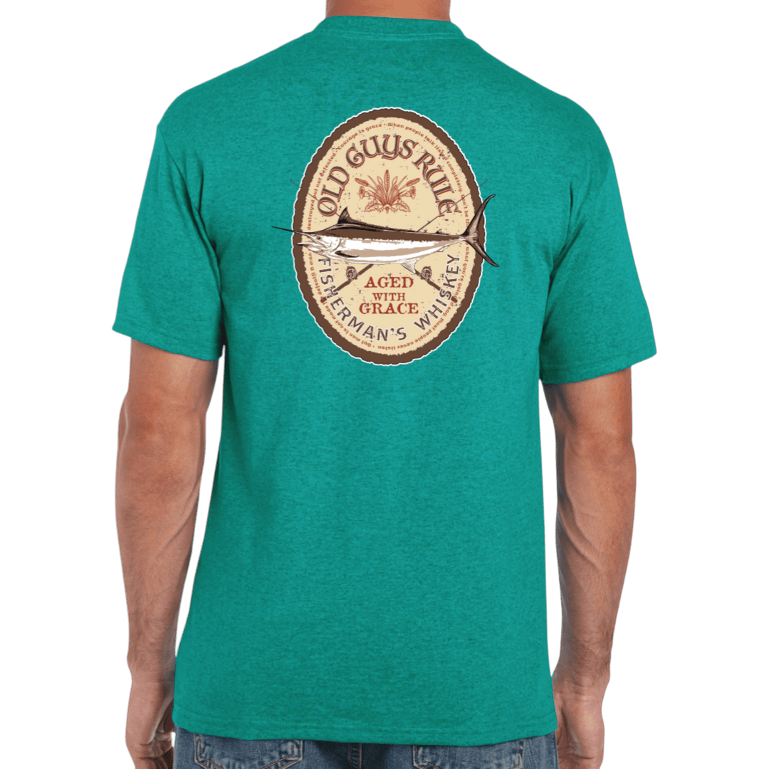 Old Guys Rule Fishermans Whisky Tee 22221 - Ronald King