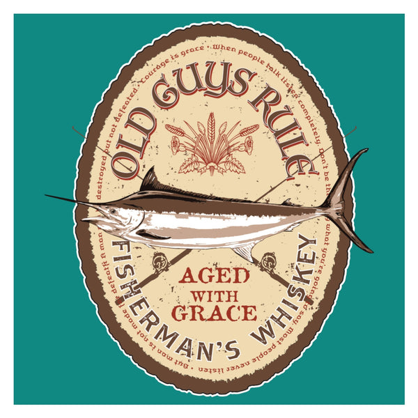 Old Guys Rule Fishermans Whisky Tee 22221 - Ronald King