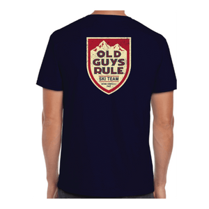 Old Guys Ski Badge Tee 26024 - Ronald King