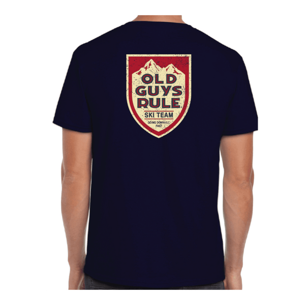 Old Guys Ski Badge Tee 26024 - Ronald King