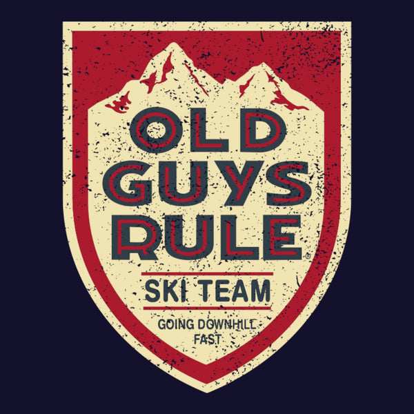 Old Guys Ski Badge Tee 26024 - Ronald King