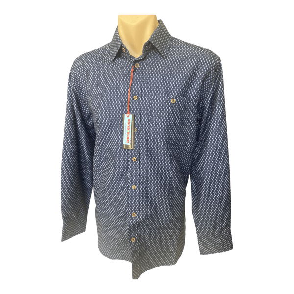 Portobello Road Iron Cheater Long Sleeve Shirt QQ5501 - Ronald King