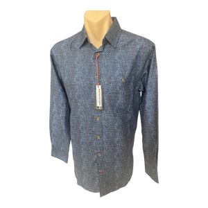 Portobello Road Iron Cheater Long Sleeve Shirt QQ5508 - Ronald King