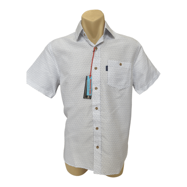 Portobello Road Iron Cheater Short Sleeve Shirt PP5500 - Ronald King