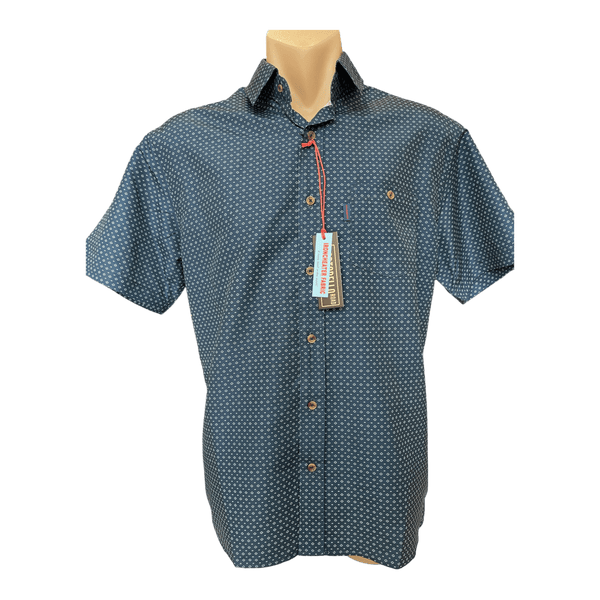 Portobello Road Iron Cheater Short Sleeve Shirt PP5505 - Ronald King