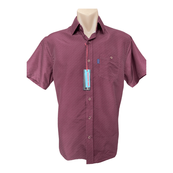 Portobello Road Iron Cheater Short Sleeve Shirt PP5506 - Ronald King