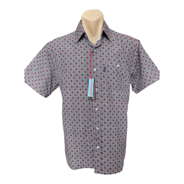 Portobello Road Iron Cheater Short Sleeve Shirt PP5512 - Ronald King