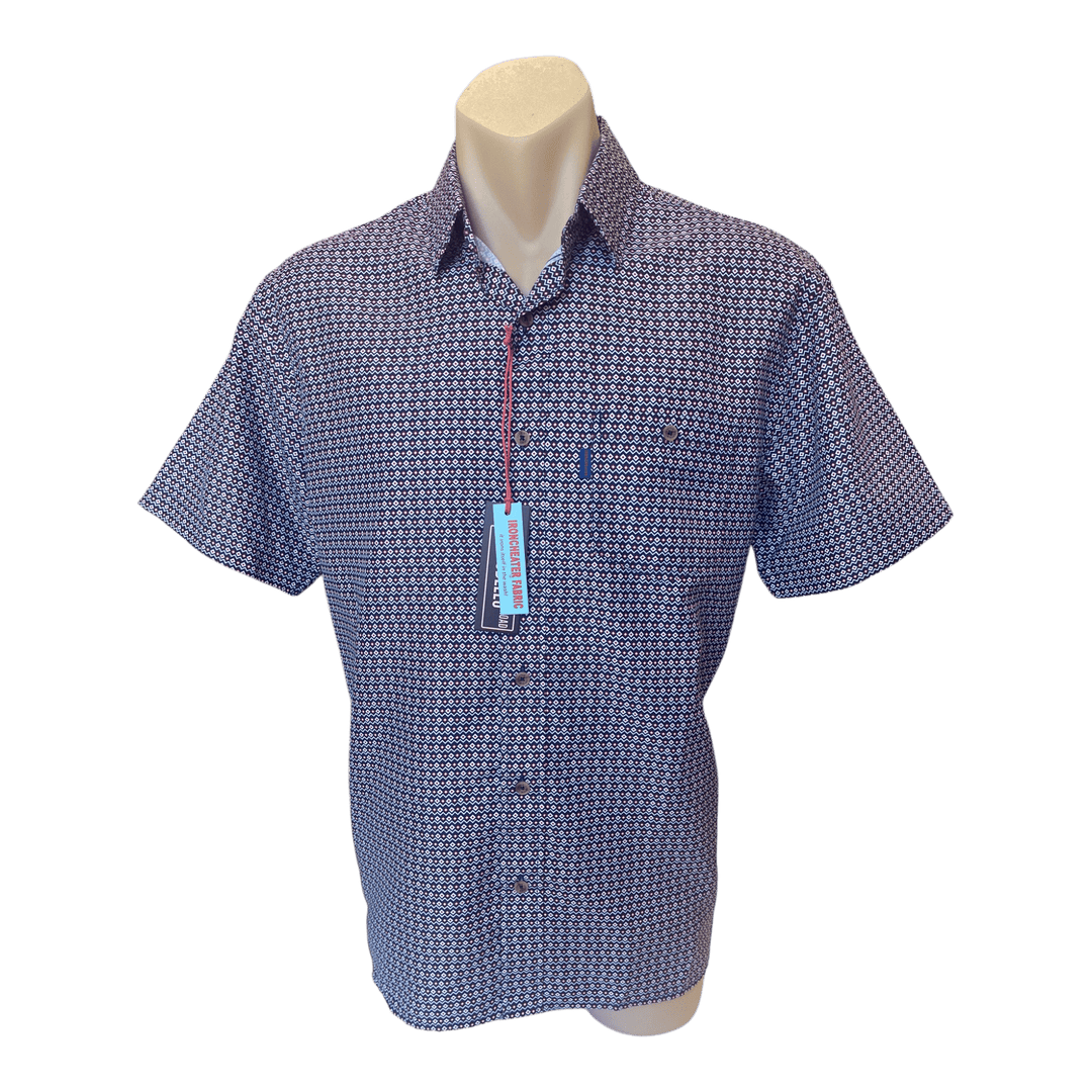 Portobello Road Ironcheater Short Sleeve Shirt RR5509 - Ronald King