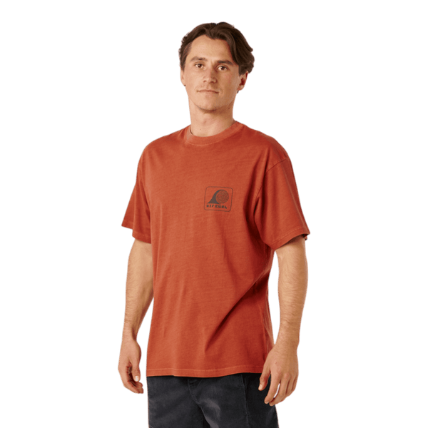 Rip Curl AOTS Rolling Wave Tee 0ZFMTE - Ronald King