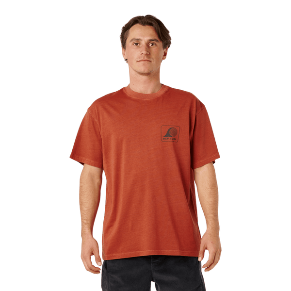 Rip Curl AOTS Rolling Wave Tee 0ZFMTE - Ronald King