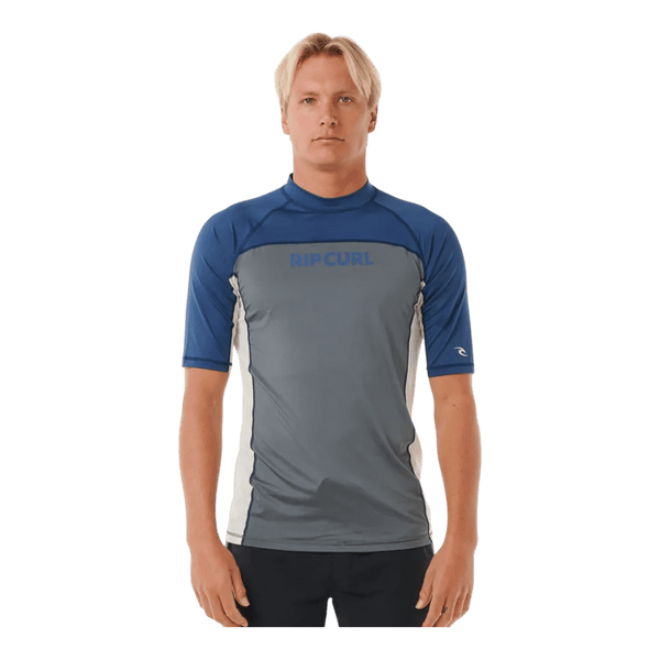 Rip Curl Drive UPF Short Sleeve Rash Vest 14FMRV - Ronald King