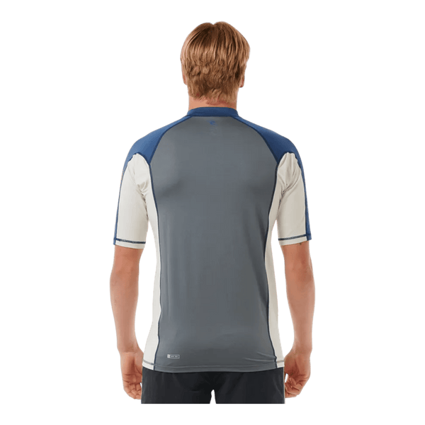 Rip Curl Drive UPF Short Sleeve Rash Vest 14FMRV - Ronald King