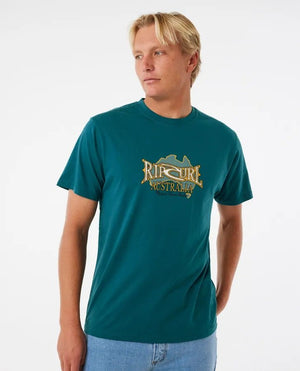 Rip Curl Heritage Destination Tee - Australia 0RFMTE - Ronald King