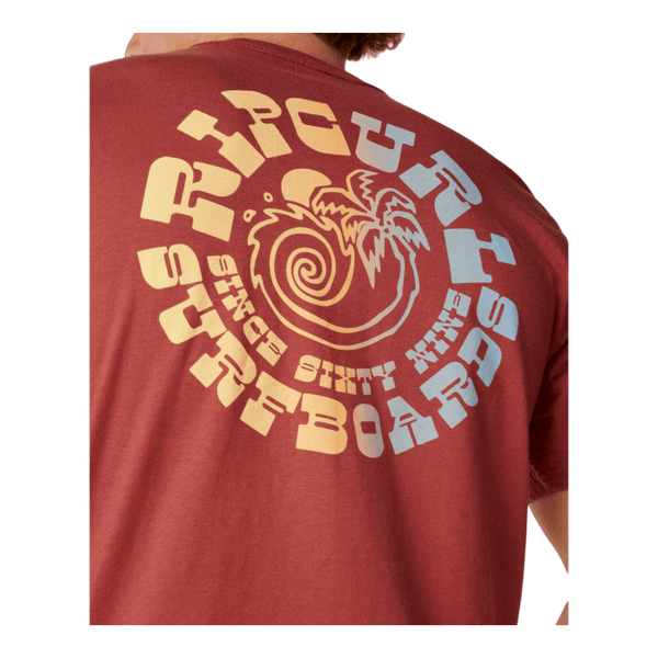Rip Curl Pacific Rinse Spiral Tee 16NMTE - Ronald King