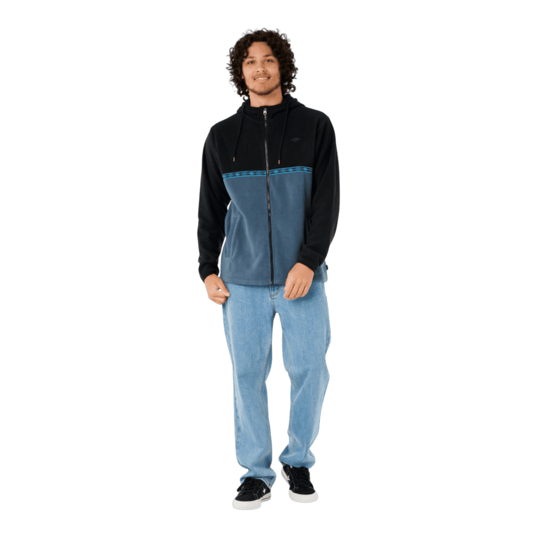 Rip Curl Split Peak Zip Through Hoodie 061MFL - Ronald King