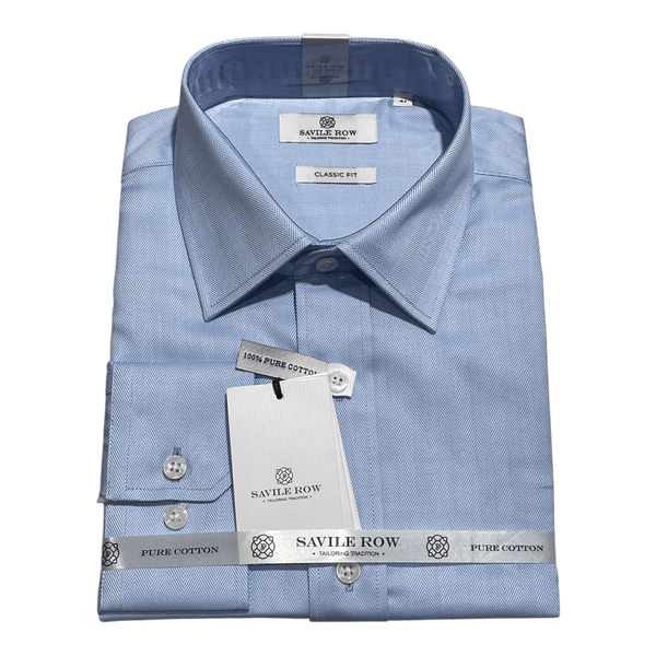 Savile Row Cyrus Classic Business Shirt SS02SHA - Ronald King