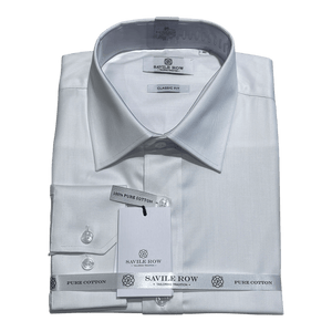 Savile Row Cyrus Classic Business Shirt SS02SHA - Ronald King