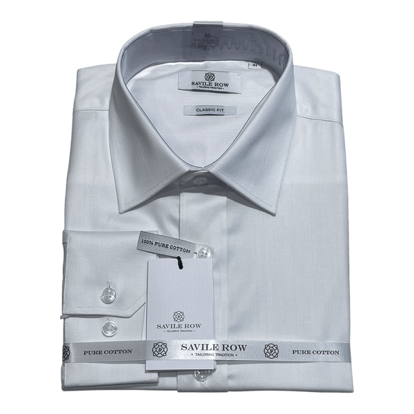 Savile Row Cyrus Classic Business Shirt SS02SHA - Ronald King