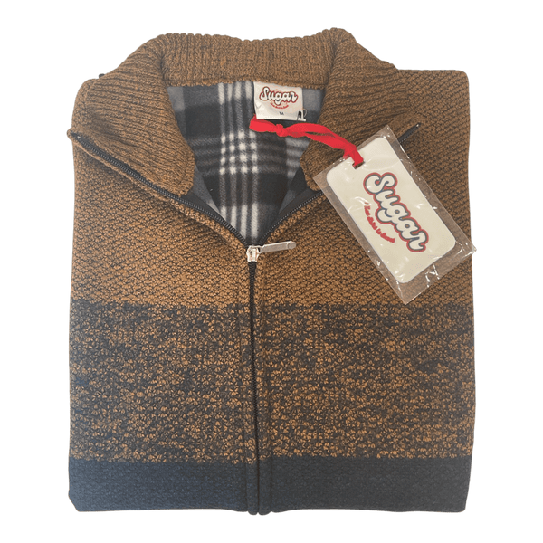 Sugar Kanan Full Zip Fleece Lined Knit Top 0860 - Ronald King