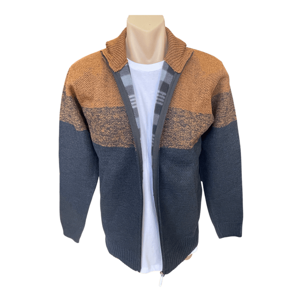 Sugar Kanan Full Zip Fleece Lined Knit Top 0860 - Ronald King