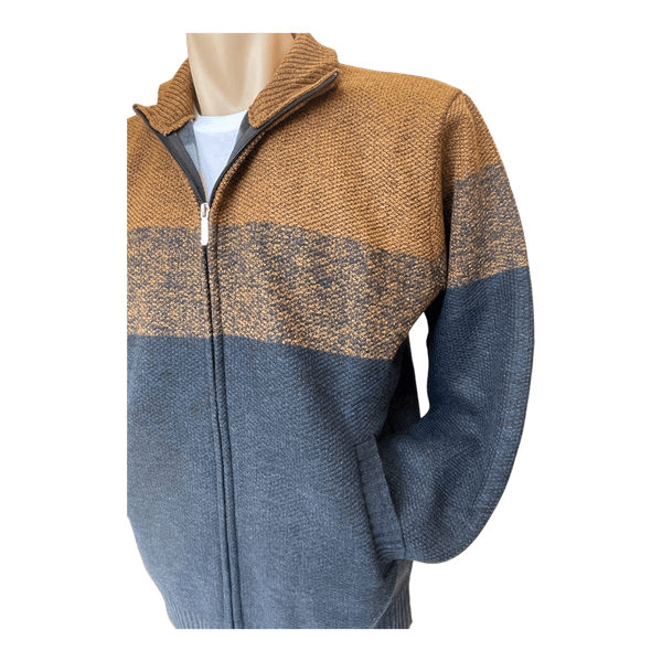 Sugar Kanan Full Zip Fleece Lined Knit Top 0860 - Ronald King