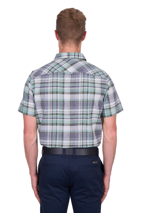 Thomas Cook Gerry Linen Short Sleeve Shirt T5S1121027 - Ronald King